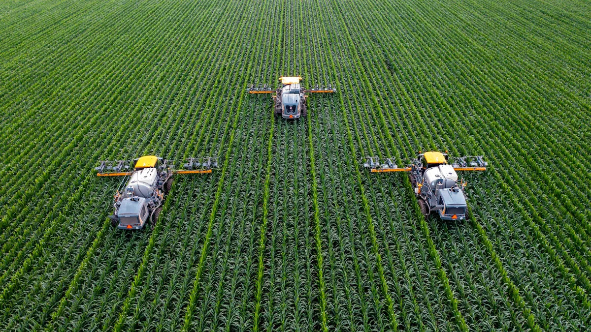 Ventajas para la agricultura a gran escala